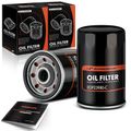 2 Pcs Engine Oil Filter for 1991 Pontiac Firebird 3.1L V6