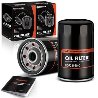 2 Pcs Engine Oil Filter for Chevrolet Silverado 1500 Malibu K1500 Tahoe Beretta
