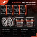 4 Pcs Engine Oil Filter for 1988 Jeep Cherokee 2.5L l4