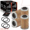 4 Pcs Engine Oil Filter for 2001 Oldsmobile Intrigue 3.5L V6