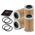 4 Pcs Engine Oil Filter for 2001 Oldsmobile Intrigue 3.5L V6