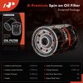 2 Pcs Engine Oil Filter for 1974 Audi 100 Series 1.9L l4