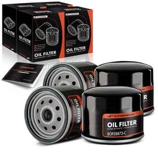 4 Pcs Engine Oil Filter for Chevrolet Silverado 2500 HD Silverado 3500