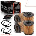 4 Pcs Engine Oil Filter for 2010 Buick Allure 2.4L l4