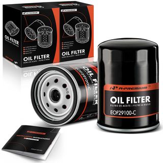 2 Pcs Engine Oil Filter for Chevrolet Silverado 2500 HD GMC 10K Miles Protection