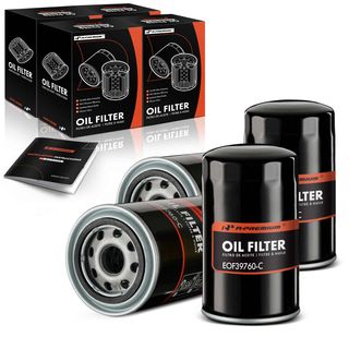 4 Pcs Engine Oil Filter for Chevy Express 3500 Ram Dodge Ford