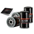 4 Pcs Engine Oil Filter for 2008 Dodge Ram 3500 6.7L l6