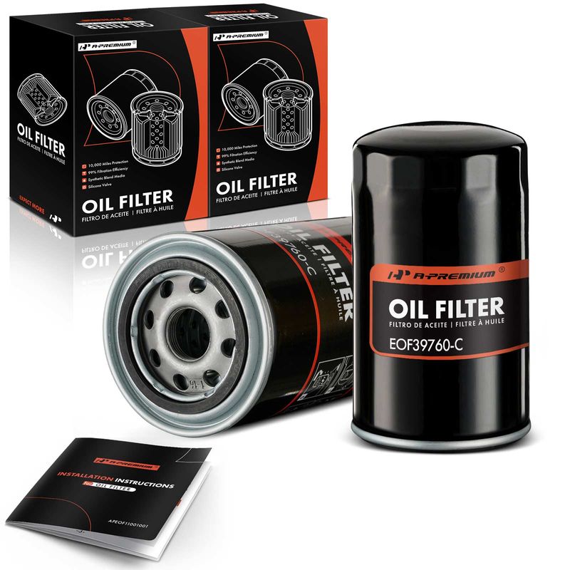 2 Pcs Engine Oil Filter for 1994 Ford F-600 5.9L l6