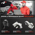 3 Pcs Engine Motor & Transmission & Torque Strut Mount for Mazda 6 09-13 2.5L