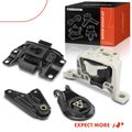 4 Pcs Engine Motor Mount & Transmission Mount for Mazda 3 2010 2.0L Manual