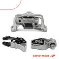 3 Pcs Engine Motor Mount for 2019 Mercedes-Benz GLA45 AMG