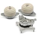 3 Pcs Engine Motor & Transmission Mount for 2008 Mercedes-Benz C350