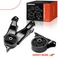 2 Pcs Front & Rear Engine Mount for 2008 Mitsubishi Galant 2.4L l4