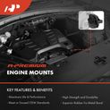 2 Pcs Engine Motor Mount for Acura Integra 1994-2001 Honda Civic 1994-1995 L4 1.6L