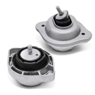 2 Pcs Front Left and Right Engine Motor Mount for BMW E83 X3 04-06 L6 2.5L 3.0L