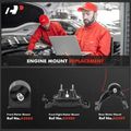 3 Pcs Engine Motor Mount for Dodge Grand Caravan 2011-2020 Chrysler Ram Volkswagen