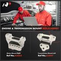 2 Pcs Engine Motor & Transmission Mount for 2019 Jeep Cherokee 2.4L l4