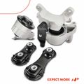 4 Pcs Motor Mount & Transmission Mount & Torque Strut Mount for 2016 Ford Flex