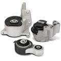 3 Pcs Engine Mount & Transmission Mount & Torque Strut Mount for Ford Taurus X