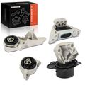 4 Pcs Automatic Engine Motor & Transmission Mount for 2009 Pontiac Torrent 3.4L V6