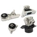 4 Pcs Automatic Engine Motor & Transmission Mount for 2009 Pontiac Torrent 3.4L V6