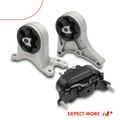 3 Pcs Automatic Transmission Motor & Transmission Mount for 2009 Pontiac G6 3.6L V6