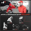 5 Pcs Engine Motor & Transmission Mount for Honda CR-V 2012-2014 L4 2.4L Auto Trans