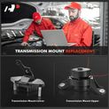 2 Pcs Upper & lower Transmission Mount for Acura TSX 2009-2014 Honda Accord L4 2.4L
