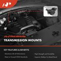2 Pcs Upper & lower Transmission Mount for Acura TSX Honda Accord 3.5L Auto Trans