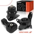 3 Pcs Engine Motor & Torque Strut & Transmission Mount for Honda Fit 2009-2014