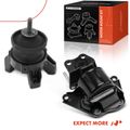 2 Pcs Rear Engine Motor & Left Transmission Mount for 2009 Hyundai Santa Fe 3.3L V6