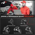 5 Pcs Engine Motor & Transmission Mount for Honda CR-V 97-01 L4 2.0L Automatic