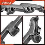 Right Exhaust Manifold with Gasket for Dodge Dakota Ram 1500 2500 V8 5.2L 5.9L
