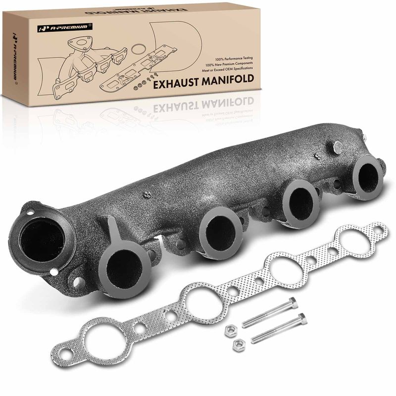 Right Exhaust Manifold with Gasket for 1995 Ford F-250 7.3L V8