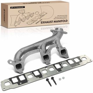 Front Exhaust Manifold with Gasket for Jeep Grand Cherokee 99-04 TJ Wrangler 4.0L