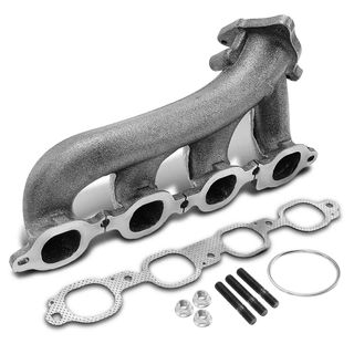 Left Exhaust Manifold with Gasket Kit for Chevrolet Silverado 1500 GMC 5.3L 6.2L