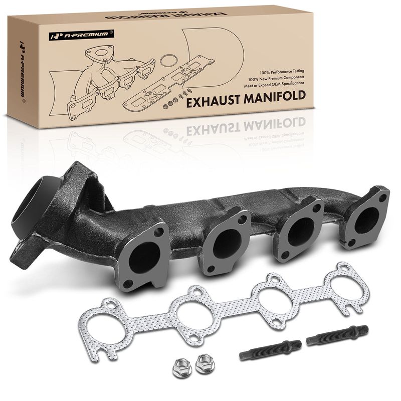 Right Exhaust Manifold with Gasket for 2002 Ford F-350 Super Duty 5.4L V8