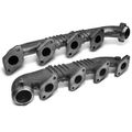 2 Pcs Left & Right Exhaust Manifold with Gasket for 2005 Ford E-350 Super Duty 6.0L V8