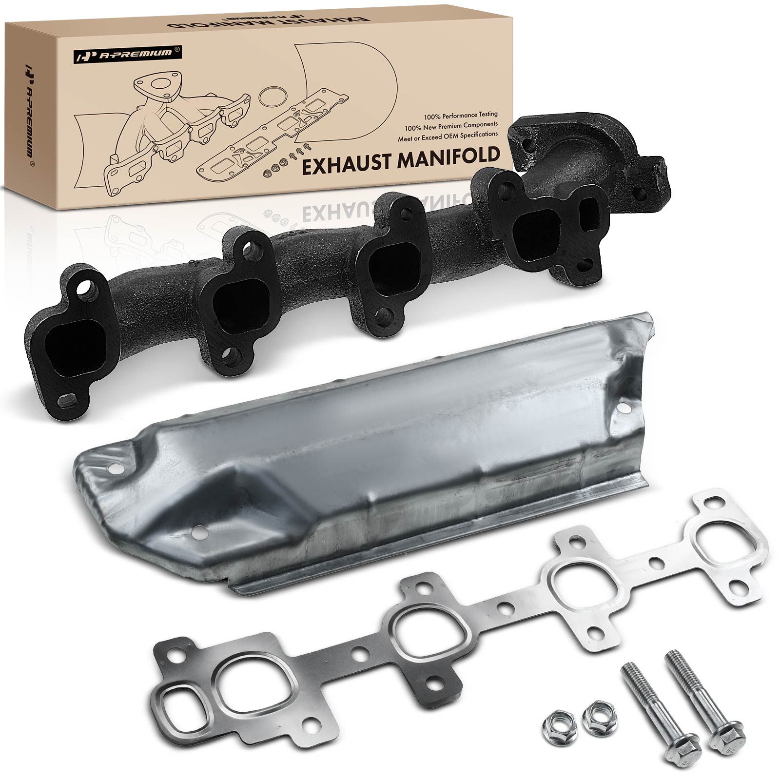 Left Exhaust Manifold with Gasket for 2003 Dodge Dakota 4.7L V8