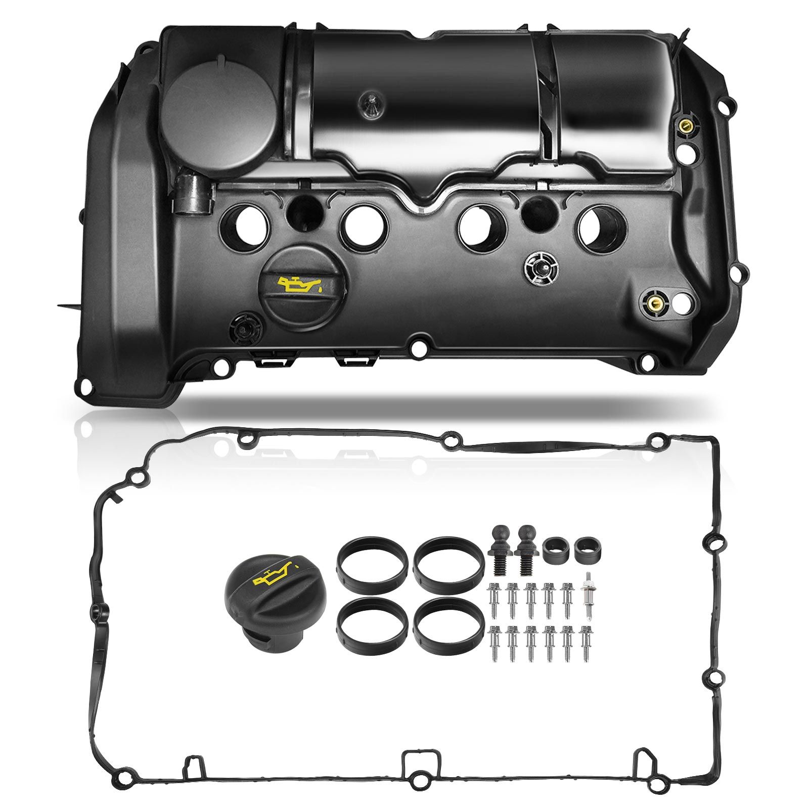 Engine Valve Cover with Gasket for BMW F20 F21 F30 F31 F35 118i 120i L4 ...
