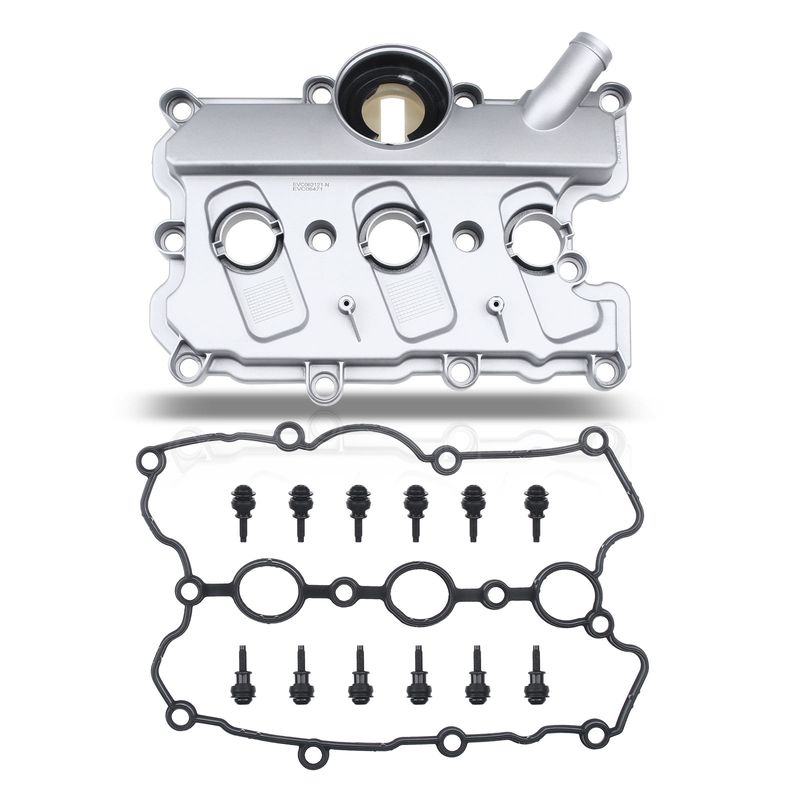 Driver Engine Valve Cover with Gasket for 2015 Audi A6 Quattro 3.0L V6