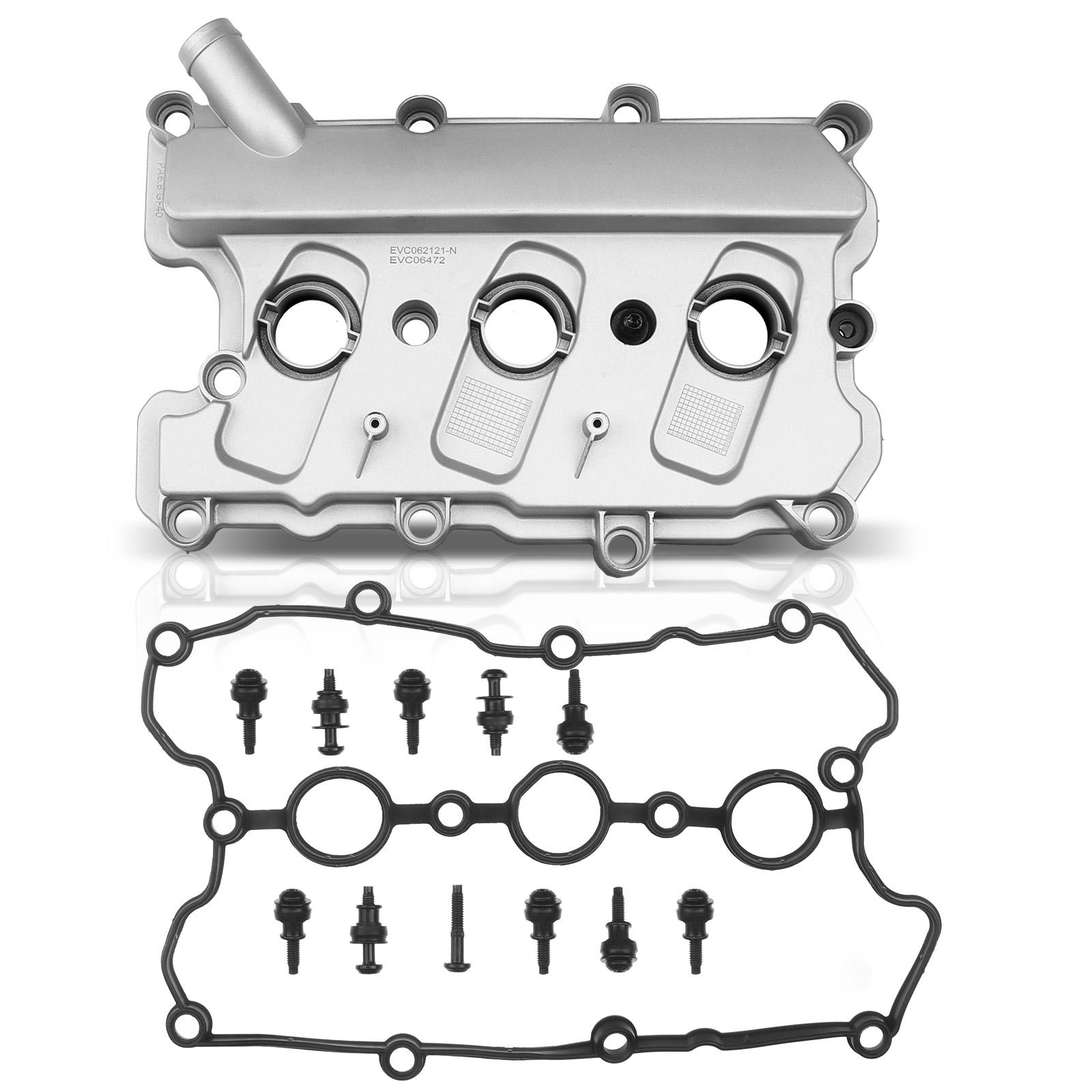 Passenger Engine Valve Cover with Gasket for 2009 Audi A4 Quattro 3.2L V6