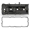 Front Driver Engine Valve Cover with Gasket for Nissan Armada NV2500 Titan 5.6L