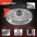 Engine Cooling Radiator Fan Clutch for 2001 Audi A4 Quattro