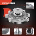 Radiator Fan Clutch Standard Rotation for 1997 Mitsubishi Montero Sport