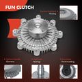 Engine Fan Clutch Heavy Duty for 1995 Kia Sportage