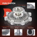 Engine Cooling Radiator Fan Clutch for 2003 Chevrolet Tracker