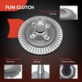 Radiator Fan Clutch Heavy Duty for 2008 Dodge Ram 1500