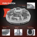 Radiator Fan Clutch for 1995 Ford E-350 Econoline