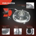 Electric Cooling Fan Clutch for Dodge Ram 2500 2004-2009 Ram 3500 Ram 5500 6.7L